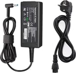 Chargeur D'Ordinateur Portable 45 W Hp 19,5 V 2,31 A Avec Câble D'Alimentation Pour Hp Stream 11 13 14 Series (Tous Les Modèles) Pavilion, Envy, Spectre, Elitebook Folio Notebook