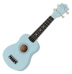 Ukulele Soprano de Guitare Uke Bois 4 Cordes de Nylon Ukulélé Hawaienne Blu