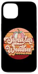 Coque pour iPhone 13 Pull Météo Automne Citrouille Saison Confortable