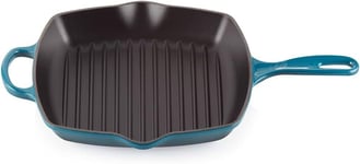 Le Creuset Signature Enamelled Cast Iron Grillit Frying Pan With Helper Handle