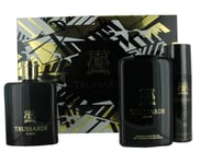 Trussardi Uomo for Men SET: EDT Spray 3.4oz+SG 6.7oz+Deodorant Spay 3.4oz NEW