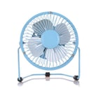 rrff Mini Portable Metal Usb Fan Desk Cooling Fan Quiet Summer Tablet Fan Home Office Use For Computer Laptop Pc Plug & Play