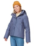 Marmot Wm's Chelsea Short Coat, Veste duvet légère, parka en duvet imperméable, manteau d’hiver chaud, veste d’hiver imperméable, veste fonctionnelle coupe-vent à capuche, Femme, Storm, XS