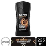 Lynx Dark Temptation 12H Refreshing Fragrance Shower Gel Body Wash for Men 225ml