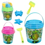 Set de jouets de plage Juinsa Tortue 17 x 17 cm