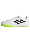 adidas Mixte Copa Pure.3 Turf Boots Football Shoes, FTWR White/Core Black/Lucid Lemon, 40 2/3 EU
