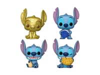 Pack 4 Figurines Pocket POP! - Disney - Lilo &amp; Stitch - Dreidel Box - Funko