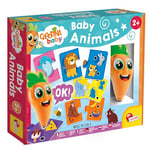 Lisciani - CAROTINA BABY - Jeu Educatif Intéractif Bébé Animaux avec Stylo Parlant Lumineux Carotina - Pour Enfants dès 2 Ans – 10 Puzzles de 2 Pièces – Quiz Interactif Apprendre les Bébé Animaux