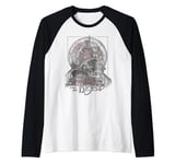 Disney Beauty And The Beast Artsy Silhouette Poster Manche Raglan