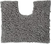 Sealskin Twist, Tapis de Contour WC, Microfibre, 45 x 50 cm, Gris