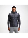 Zavetti Canada Calini Hybrid Padded Coat - Asphalt, Dark Grey, Size S, Men