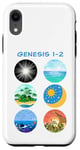 Coque pour iPhone XR 6 jours de création – Enseignant et enfants Genesis 1-2