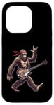 Coque pour iPhone 15 Pro Retro Bigfoot Rock Music Men Kids Women Funny Bigfoot Rock