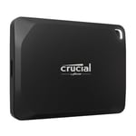 Crucial X10 Pro 1To Disque SSD Externe Portable, jusqu’à 2100Mo/s en Lecture et 2000Mo/s en écrituree, USB-C 3.2, PC et Mac, Résistance à l’eau et à la Poussière IP55 - CT1000X10PROSSD902