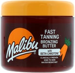 Malibu Sun Bronzing Fast Tanning Body Butter with Beta Carotene, Tropical Cocon