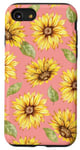Coque pour iPhone SE (2020) / 7 / 8 Tournesol Belle Fleur Nature Esthétique Vintage Motif