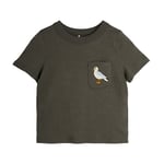 Mini Rodini GOTS Seagull T-shirt Black | Svart | 92/98 cm