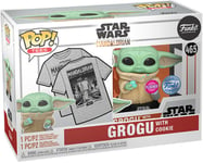 Pop! & Tee - Star Wars - Grogu W/cookie - Taille S