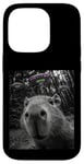 Coque pour iPhone 14 Pro Capybara Selfie avec Alien OVNI Hommes Femmes Garçons Filles Enfants