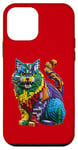 Coque pour iPhone 12 mini Jouets de jeu Cat Master Briques de construction