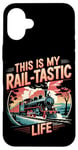 Coque pour iPhone 16 Plus Rail-Tastic Life Locomotive de train