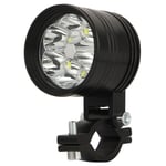 1 pièces Super lumineux blanc moto led projecteur phare étanche Spot tête lampe conduite antibrouillard 6000K - 60W