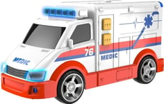 Teamsterz Small Ambulance With L&S White Toy