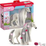 Schleich HORSE CLUB Sofia's Beauties 42583 - Jument Quarter à coiffer - Ensemble de 14 Pièces avec Figurine Cheval à la Crinière Coiffable et Plein d'Accessoires - Cadeau pour Enfants dès 4 ans