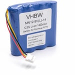 Vhbw - Batterie compatible avec Moneual ME590, ME670, ME770, ME770 Style robot électroménager (1400mAh, 12,8V, Li-Ion / LiFePO4)