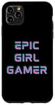 iPhone 11 Pro Max Retro Epic Gamer Girl Cool Gaming Stuff for Women Girls Y2K Case