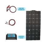 Panneau solaire flexible, puissance de sortie 1000 W, technologie monocristalline, kit solaire 100 W