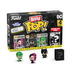 Funko Bitty Pop! Batman 85th - Two Face 4PK and A Surprise Mystery Mini Figure - 0.9 Inch (2.2 Cm) - DC Comics Collectable - Stackable Display Shelf Included - Gift Idea - Party Bags Stocking