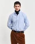 GANT - Regular fit stripet archive oxford skjorte til herre clear sky