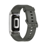 Fitbit Charge 5 klockarmband i silikon - Grön, silver