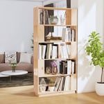 Maison Chic - Bibliothèque/Séparateur de pièce Meuble de Rangement Meuble Étagère 80x25x163,5 cm Pin solide 33266