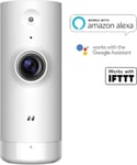 Dcs-8000Lh Caméra Mydlink Mini Hd Wi-Fi-1280X720-H.264-Microphone Intégré-Filtre Icr-Leds Infrarouge 5M-Support Google Assistant / Alexa / Ifttt