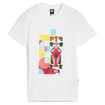 PUMA Scuderia Ferrari Race Graphic Tee Youth, storlek 152 cm