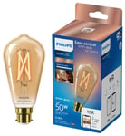 Philips 50W Smart LED Tunable Filament ST64 B22 Bulb