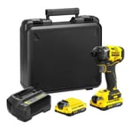 Visseuse a impacts - STANLEY FATMAX V20 - SFMCF820D2K-QW - 190 Nm Brushless -...