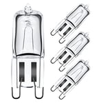 Ampoule Halogène G9 Pour Four 40W 230V, Ampoule G9 Pour Four Ampoule à Tolérance de 300°C, Lot de 4