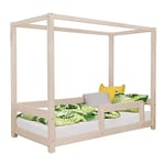 Benlemi Lit cabane Enfant BUNKY 120 x 190 Beige