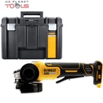 DeWalt DCG406 18V XR 5 inch / 125mm Brushless Angle Grinder With TSTAK VI Case