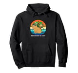 St Patricks Day Capybara Dont Worry Be Capy Pullover Hoodie