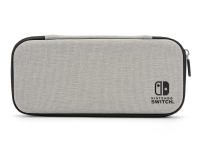 PowerA 1522652-01, Hårt fodral, Nintendo, Grå, Nintendo Switch, Nintendo Switch Lite, Nintendo Switch OLED, Dammresistent, Reptålig, Dragkedja