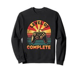 LEVEL 07 COMPLETE Retro Gaming Sweatshirt