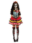 Rubie’s – Costume officiel Senorita squelette pour Fête des morts et Halloween, pour femme