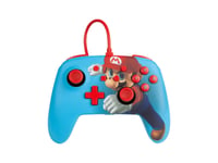 Powera Enhanced Wired Controller For Nintendo Switch – Mario Punch, Gamepad, Nintendo Switch, Analog/Digital, Koblet Med Ledninger (Ikke Trådløs), Usb, Flerfarget