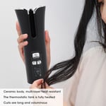 Automatic Portable Cordless Hair Curler Black Rechargeable Intelligent Curli SDS