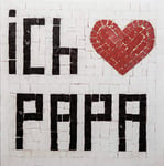 Trois petits points- Kit Mosaique Complet-ICH Love Papa-GEANT+, 6192459601663, Universel