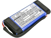 Kompatibelt med JBL JEM3317, 7.4V, 10000 mAh